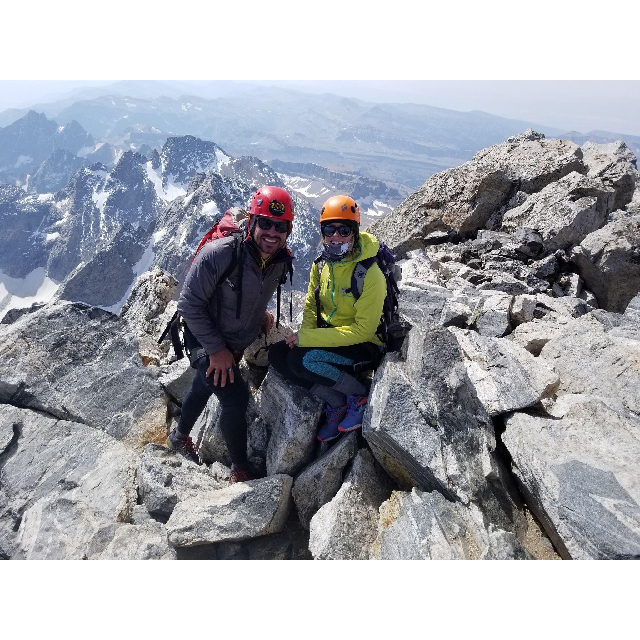 Top of the Grand Teton