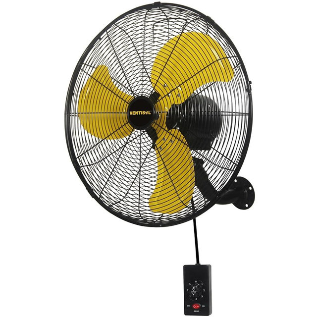 VENTISOL 18 Inch 3-Speed High Velocity Oscillating Wall Fan, 4,200 CFM, 90-Degree Oscillation for Household, Workshops, Shops, Commercial, Patios