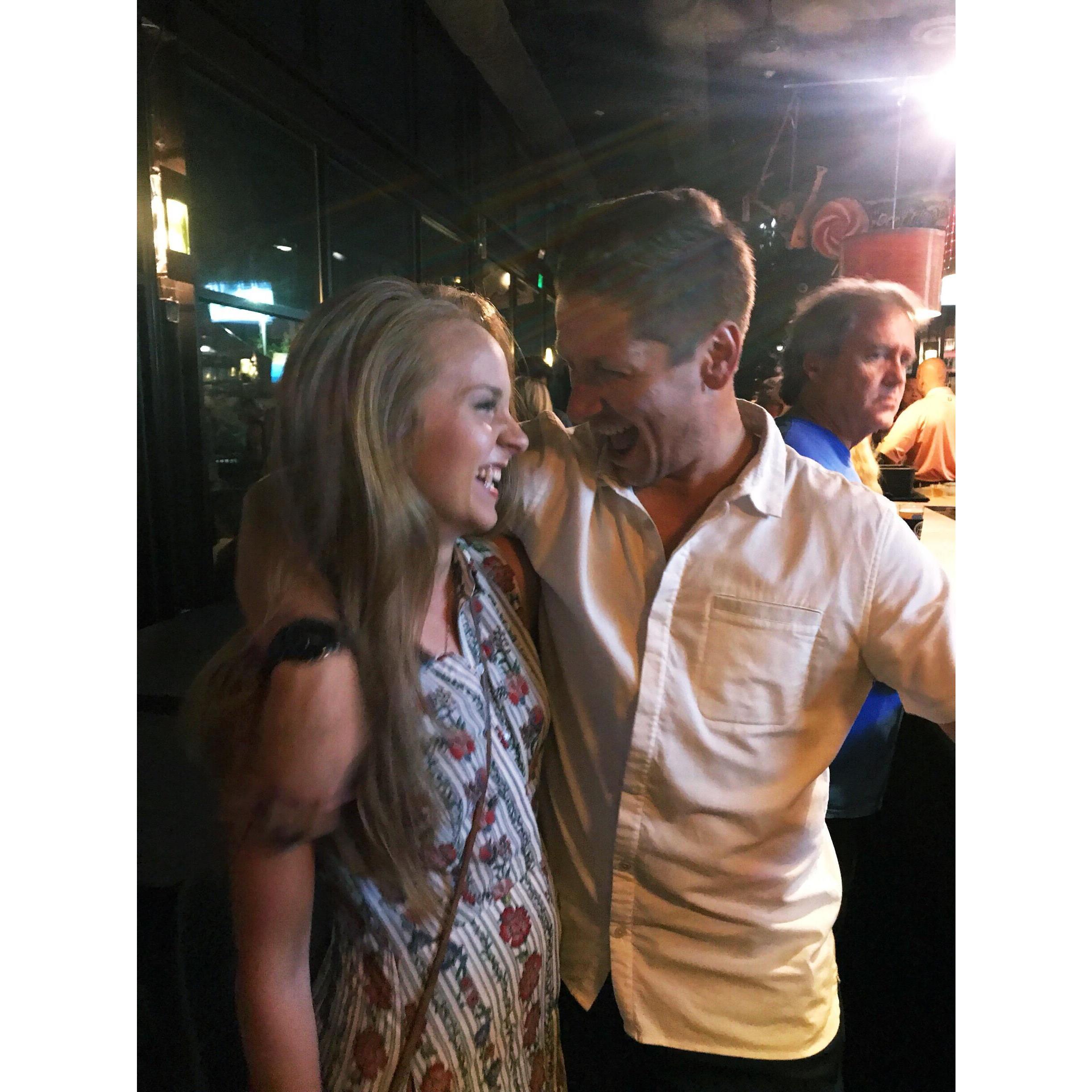 A night out dancing and laughing!