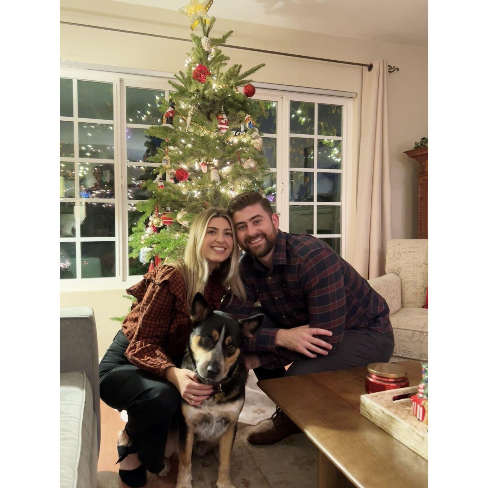The first Christmas we were able to spend together!