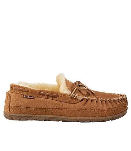 LL Bean Men's Wicked Good Moccasins Size 12 Brown
