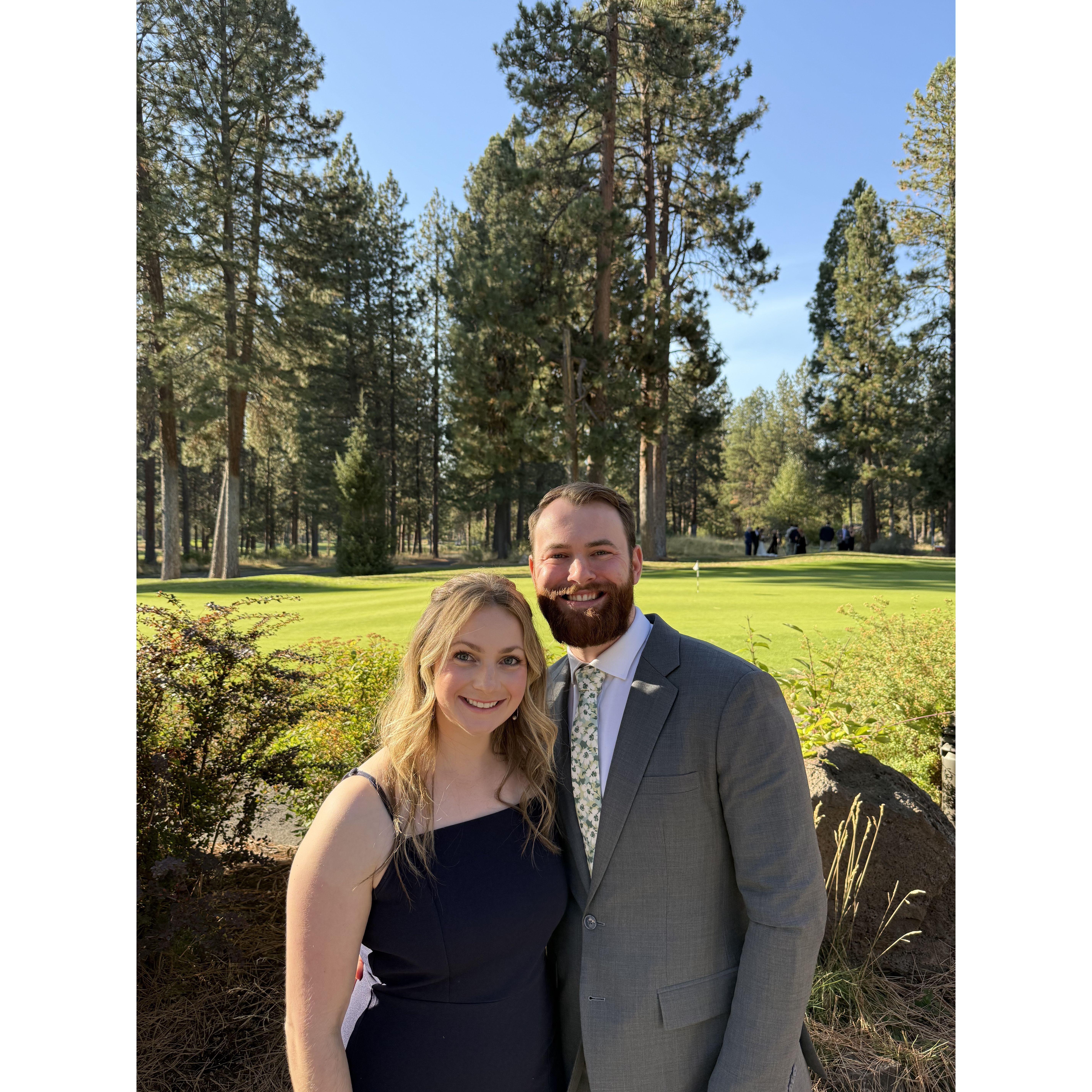Celebrating JP and Jo's wedding in Bend, OR (October 2024)