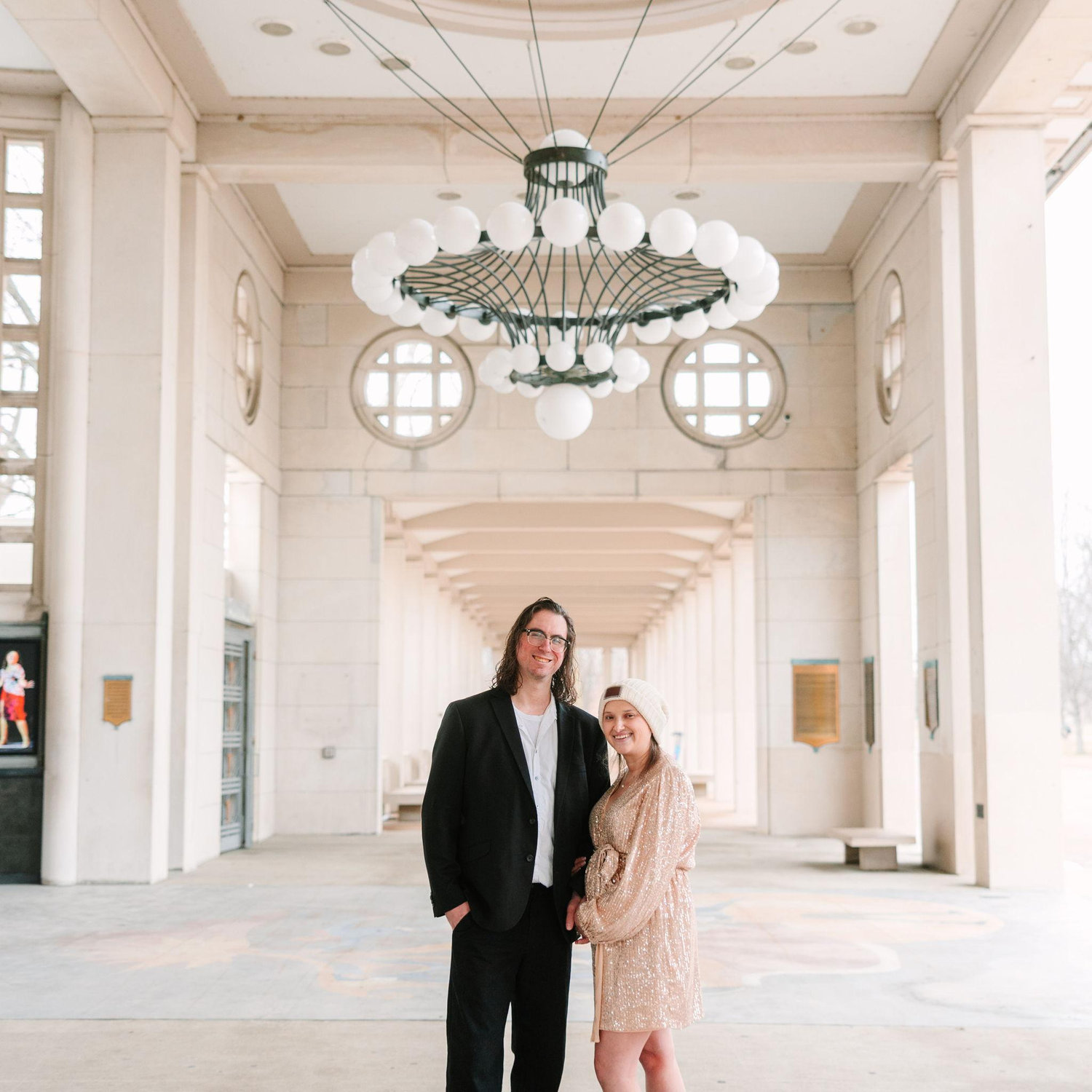 Thank you to our wonderful photographer, a close friend, Lauren Schlesselman of Lauren Nicole Imagery for capturing our engagement pictures at the Jewel Box and The Muny in Forest Park!