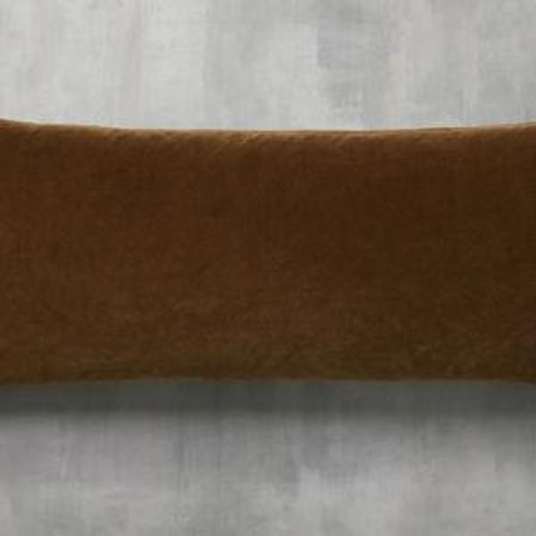 Velvet Pillow Cover(COGNAC)