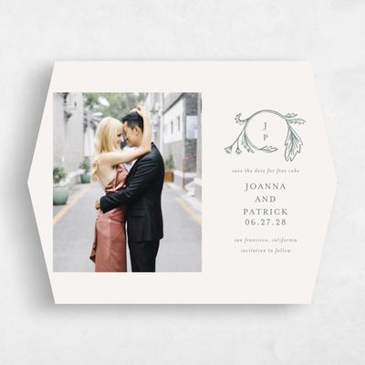 Blue Diamond Wedding Save the Date - Desrosiers Photo