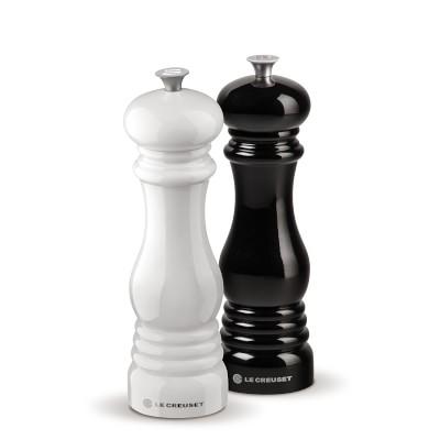 Le Creuset Salt & Pepper Mill Set, Black & White