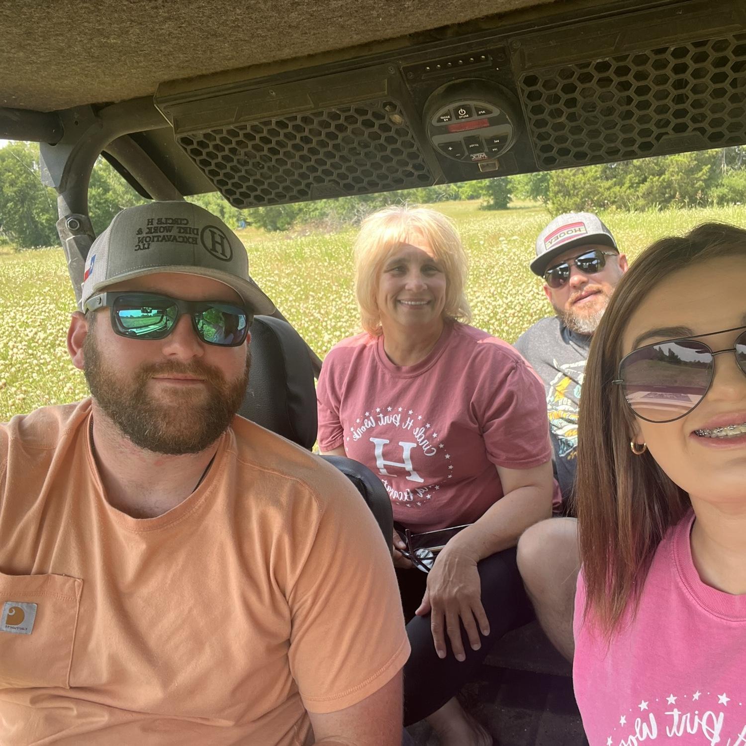 Spending time with Clayton’s Mom and Nathan!