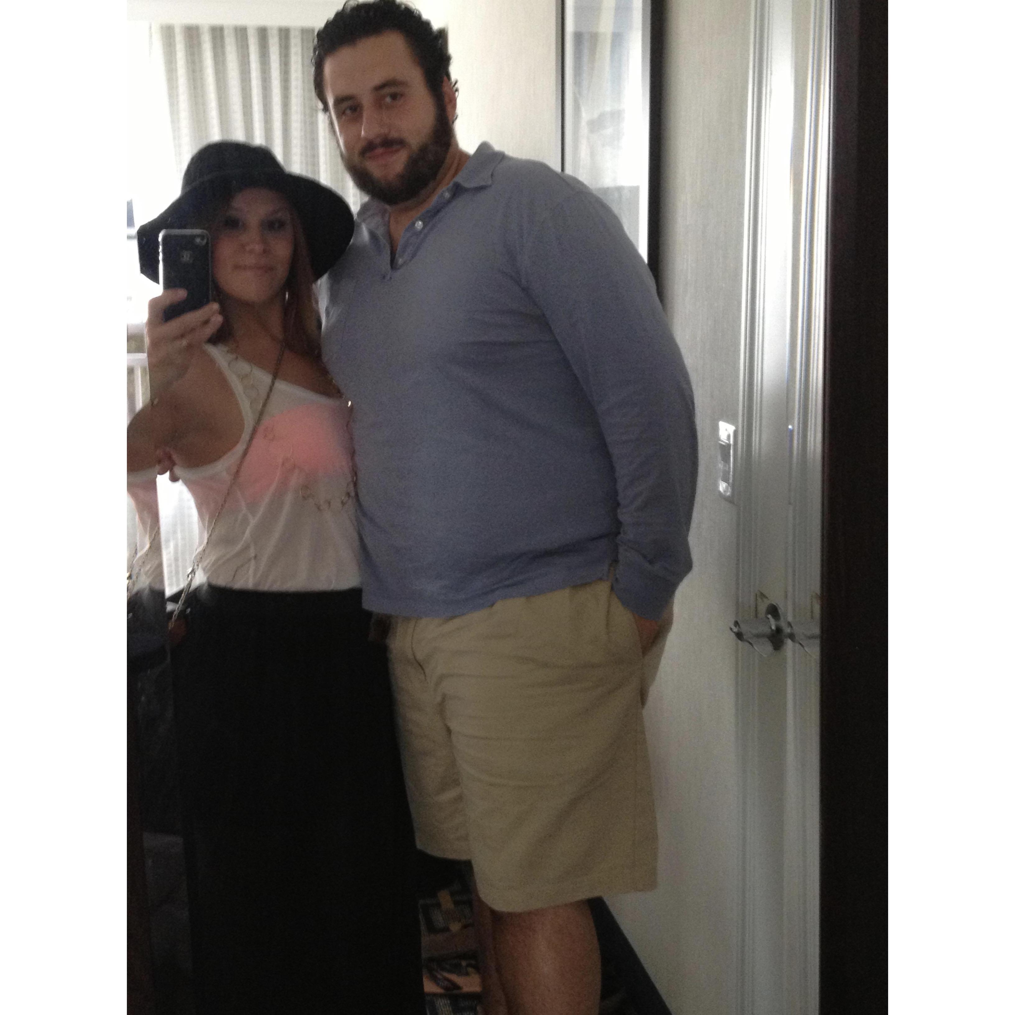 Quick selfie, check the outfit