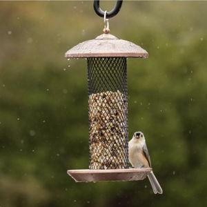 Copper | Kingsyard Heavy Duty Metal Mesh Bird Feeder