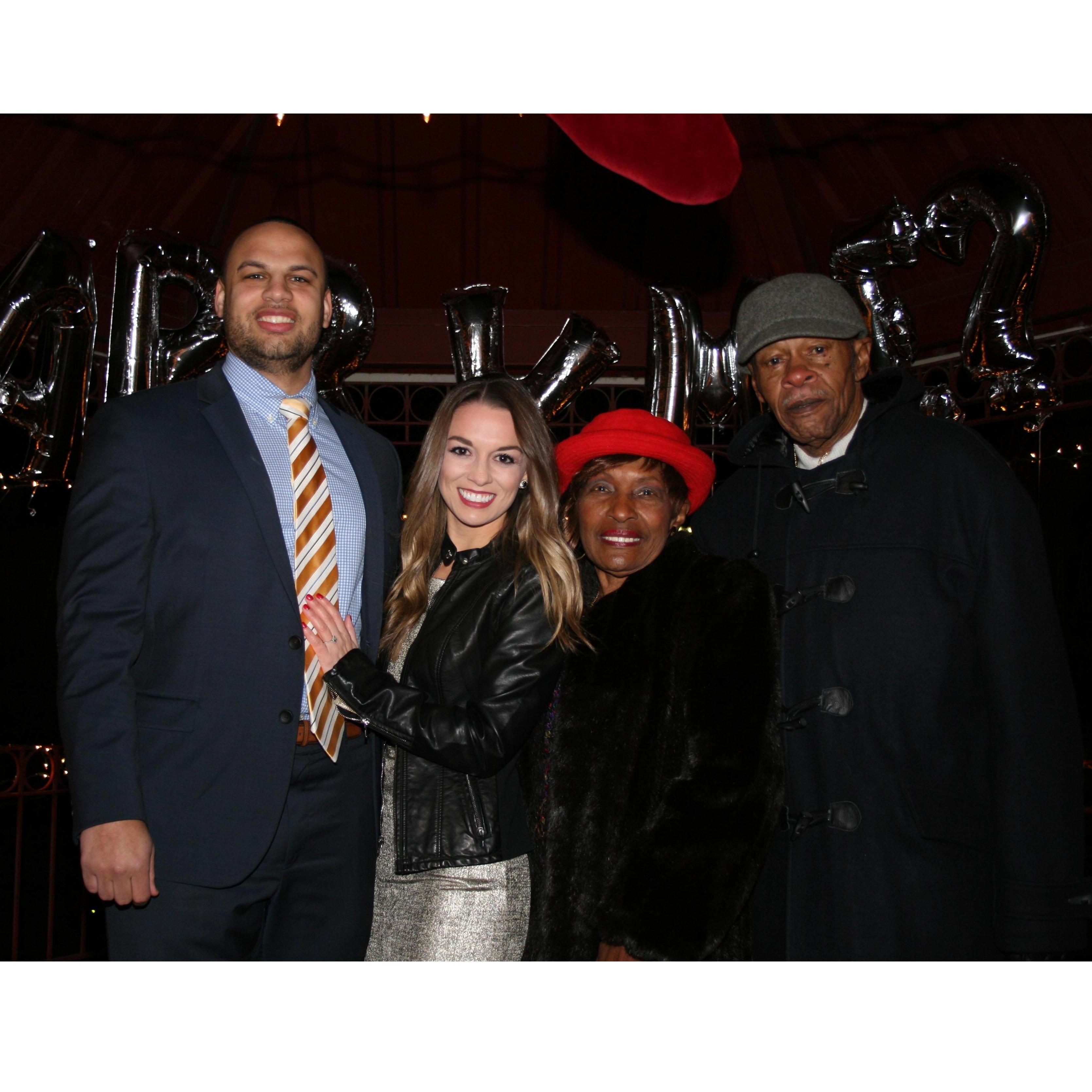 Grandma & grandpa Redding are the sweetest.