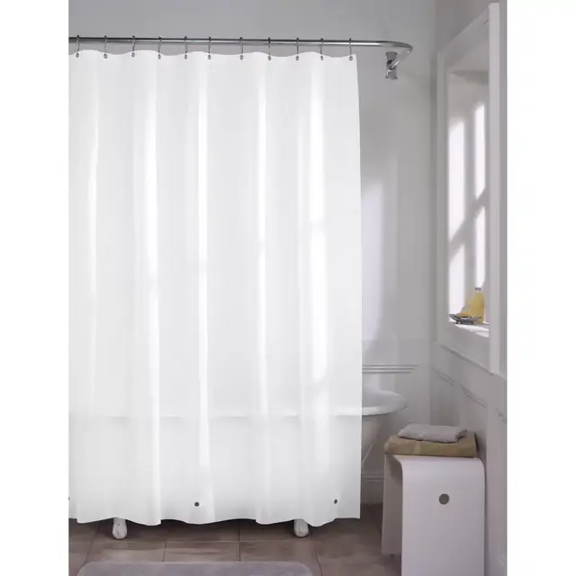 Simply Essential™ 70-Inch x 84-Inch Heavyweight PEVA Shower Curtain Liner in White
