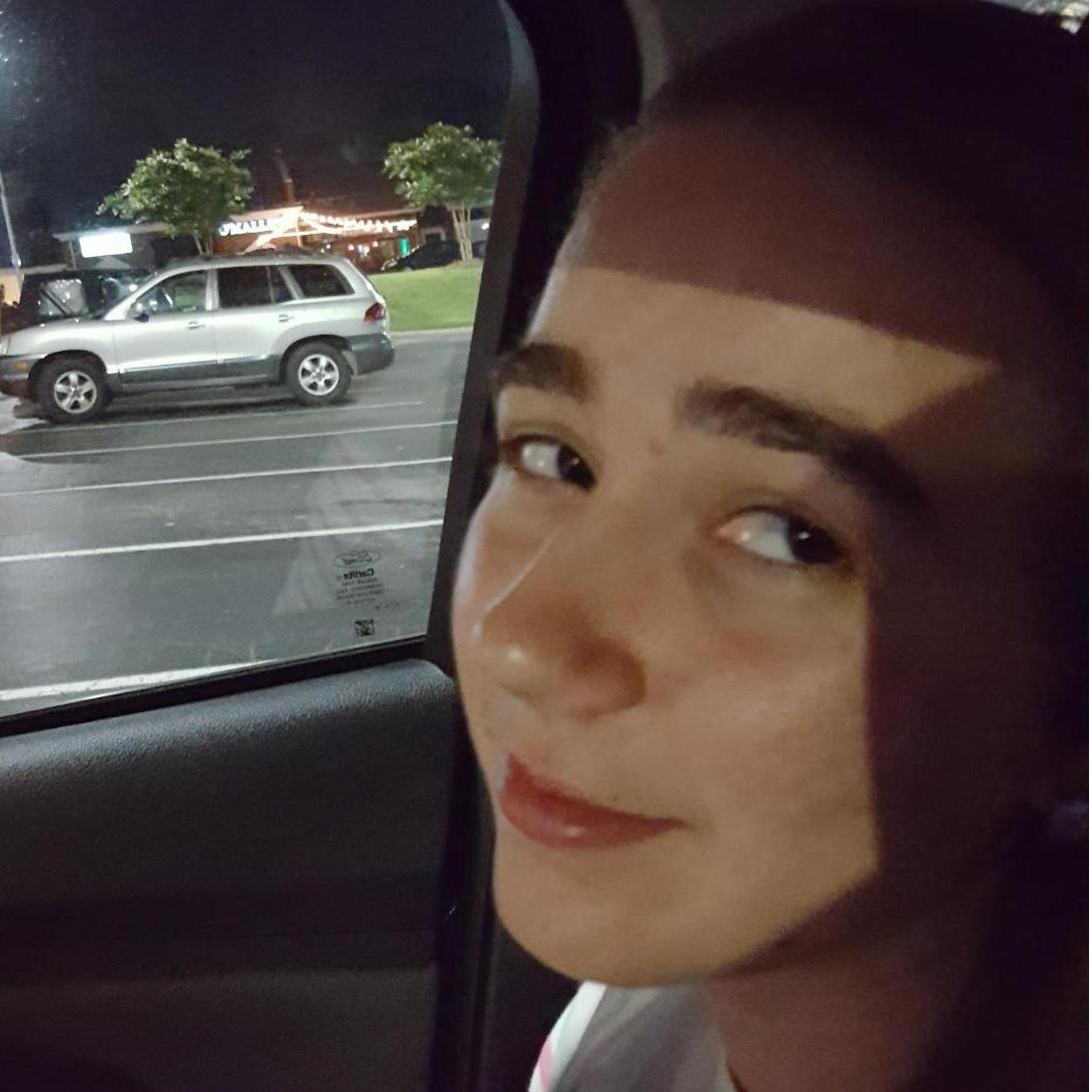 An image Matthew took of Emmy on their first date....always sassy and sarcastic