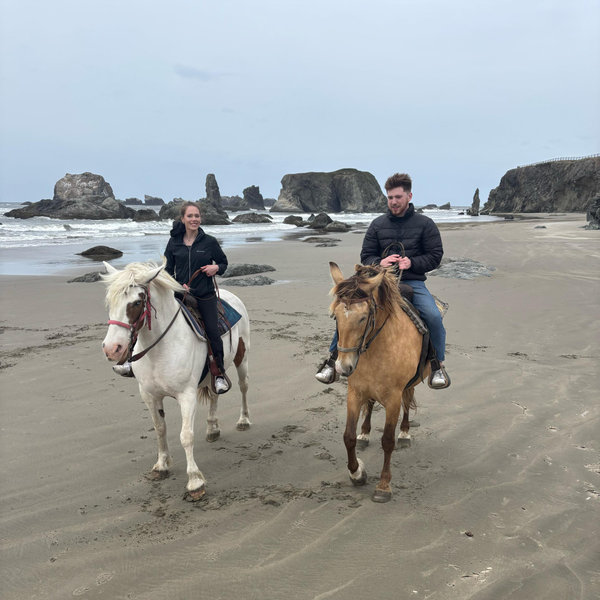Horseback Riding On Our Honeymoon