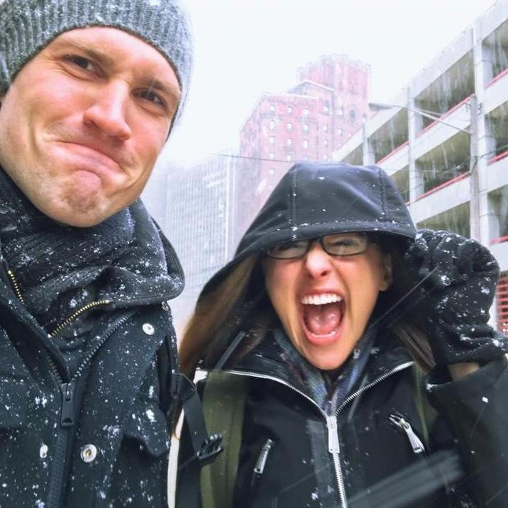 Caught in a blizzard!