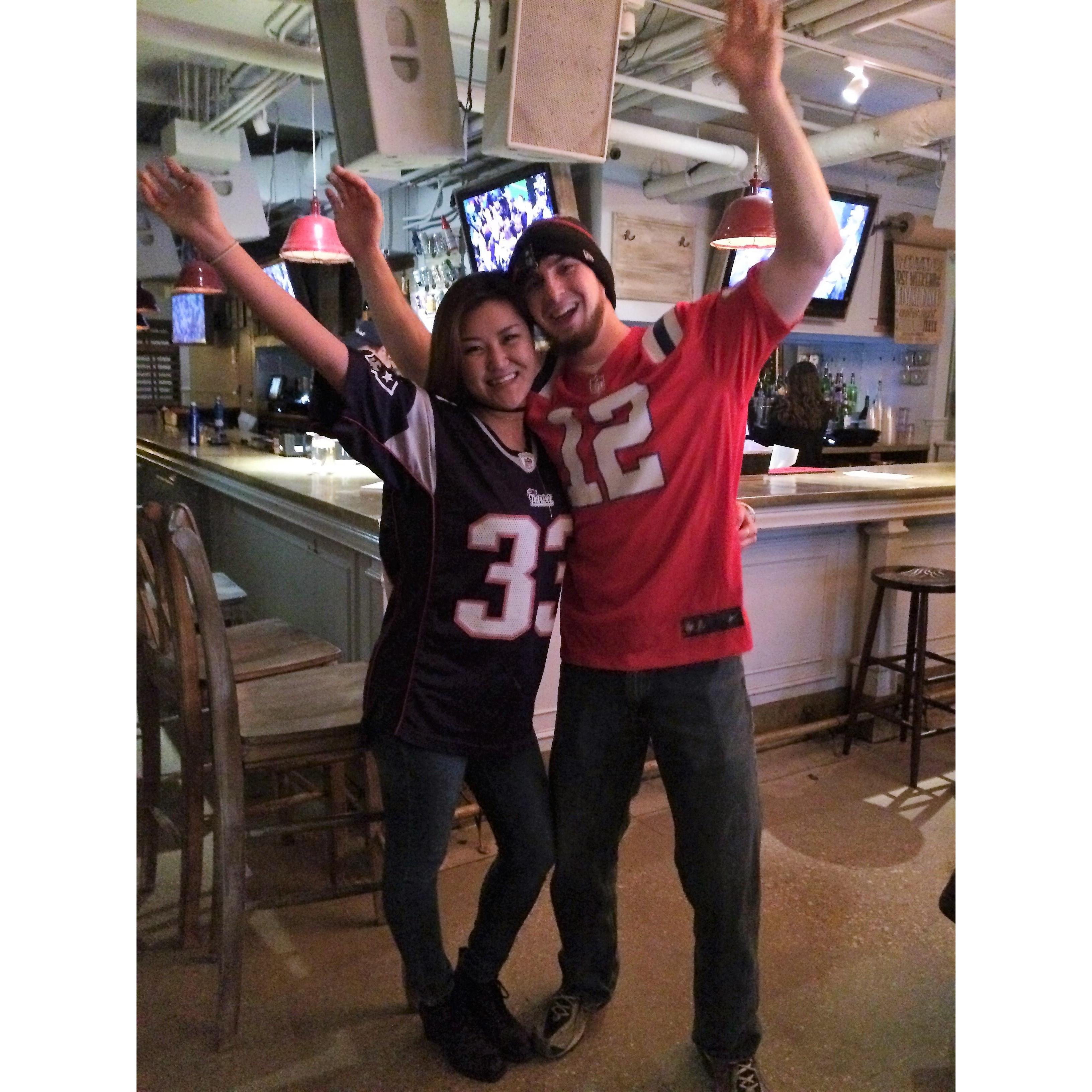 Patriots winning their 6th Superbowl!