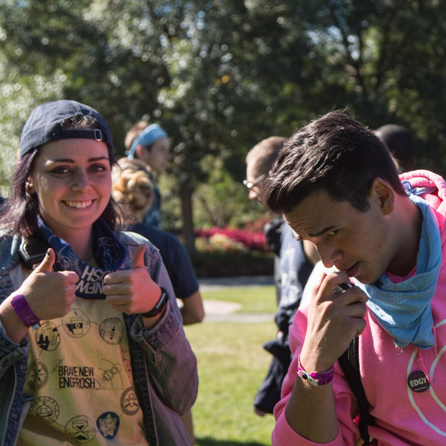 In a tale as old as time, our love story began during university orientation week. People took notice of Nic's courtship, which he did not do subtly.
