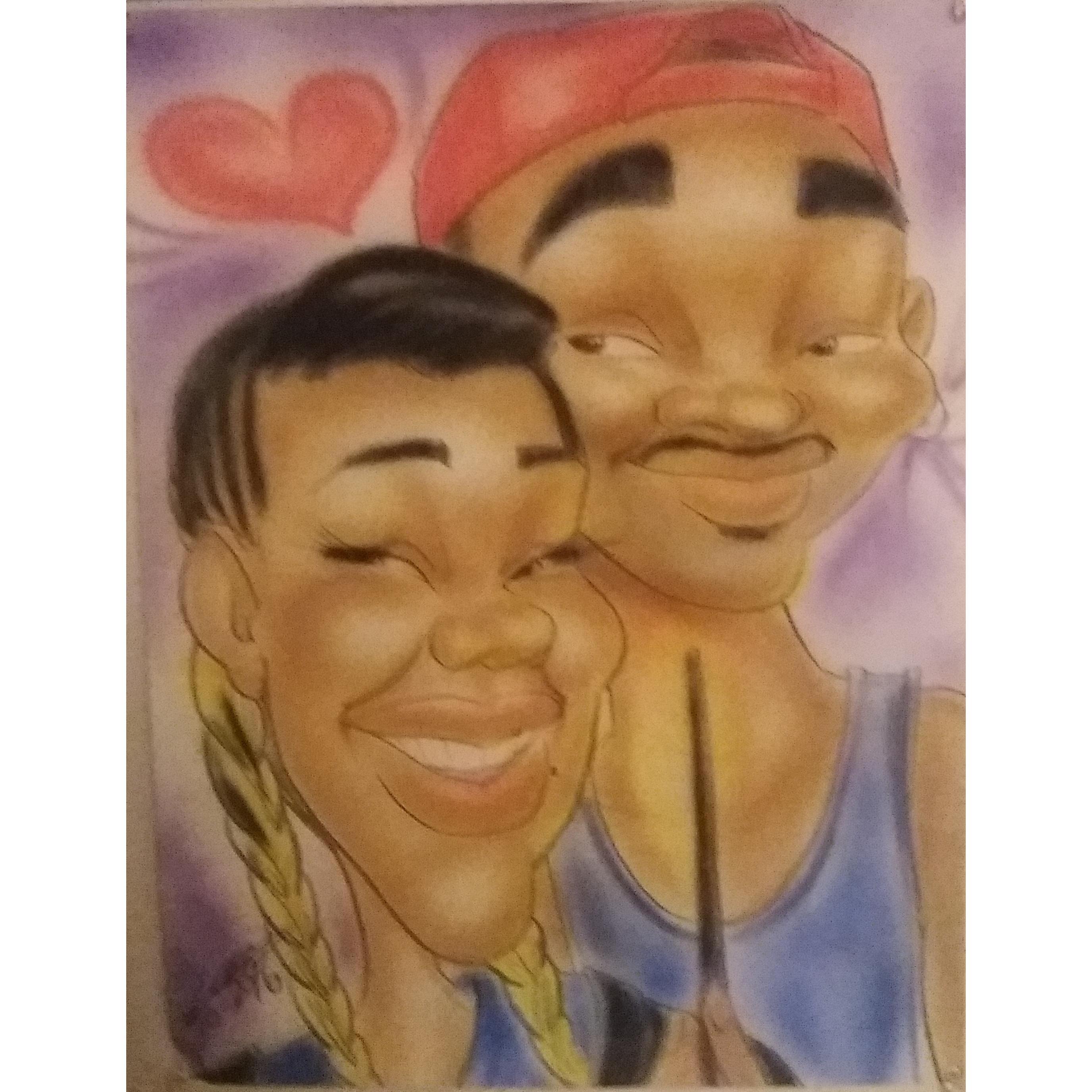 One of our FAVORITE characouture done. Had to go all the way to Florida to get this done.. LOL