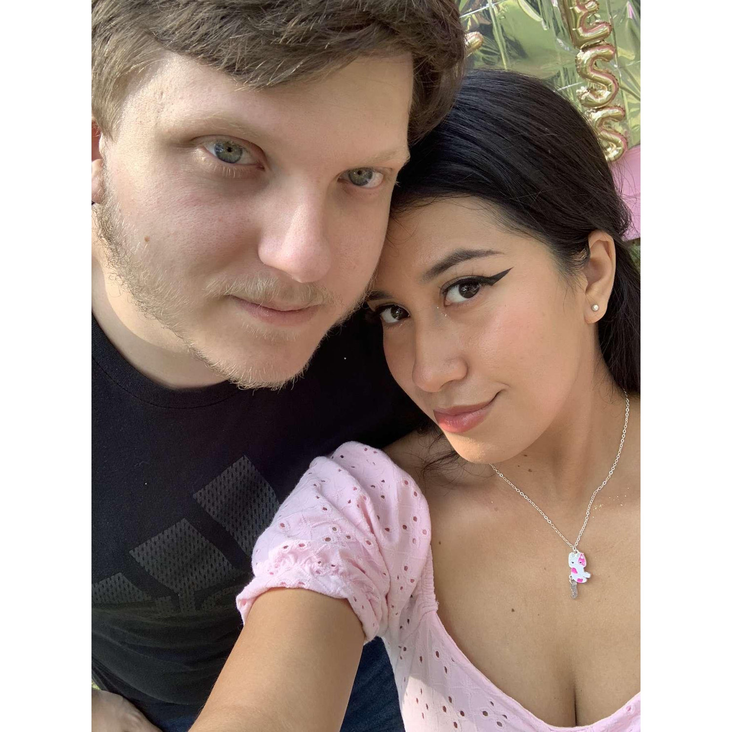 We just look cute here