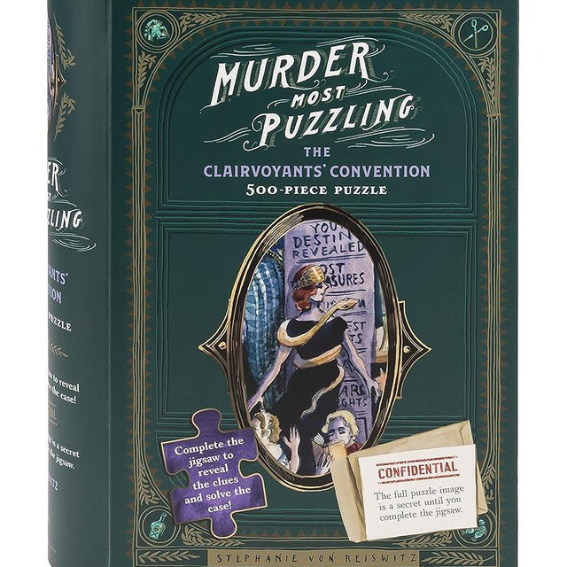 Murder Most Puzzling: The Clairvoyants' Convention 500-Piece Puzzle