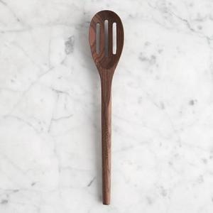 Williams Sonoma Slotted Wood Spoon, 12", Walnut