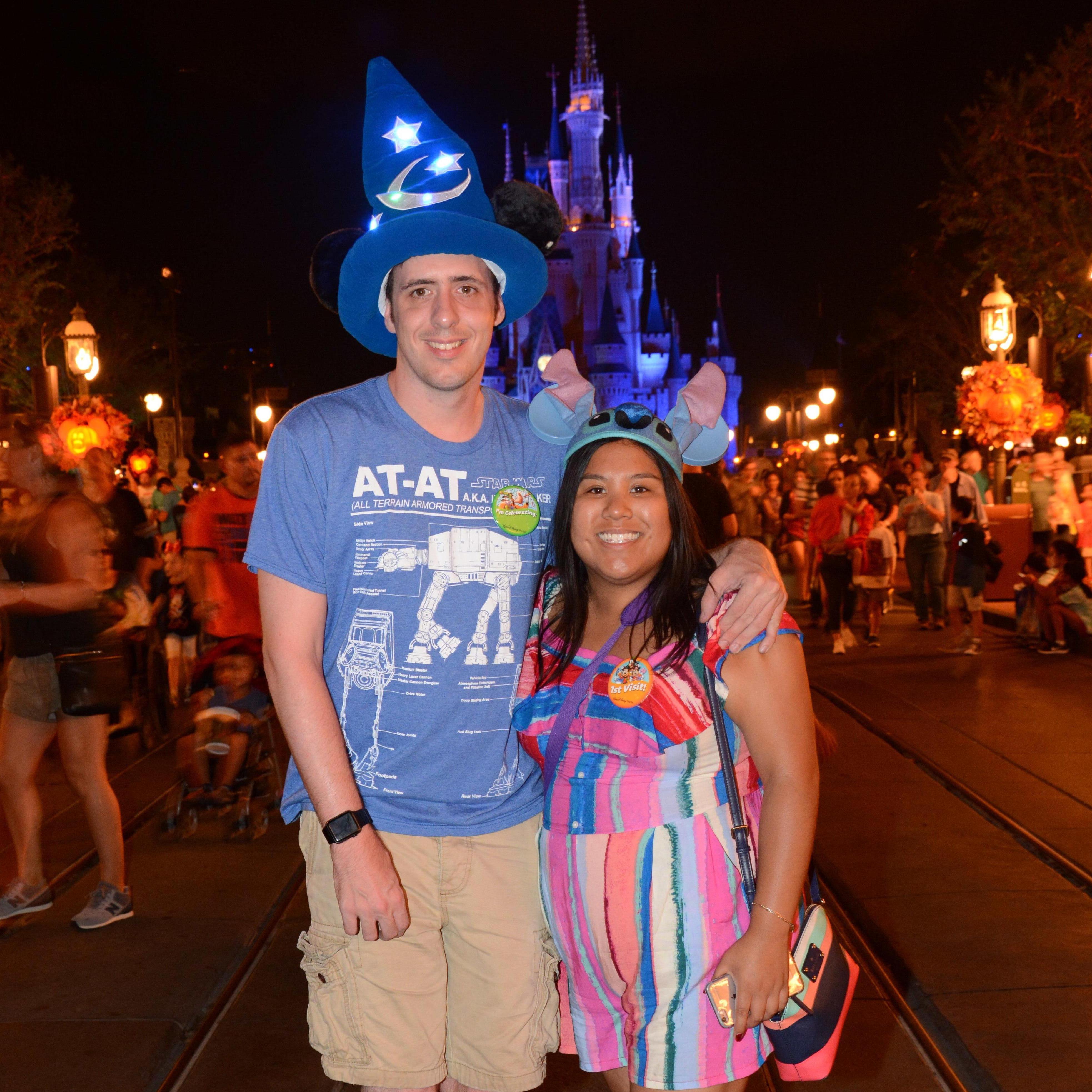 Glenn fulfilled my childhood dream and took me to Magic Kingdom at Walt Disney World.