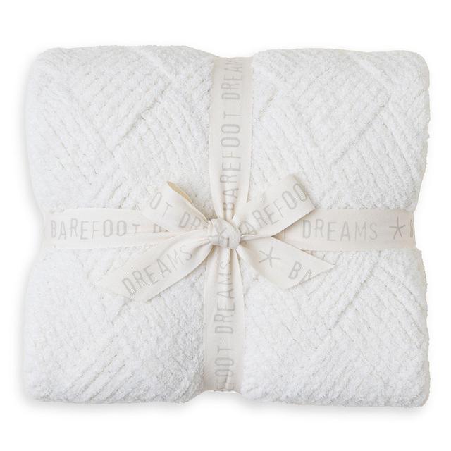 Barefoot Dreams Cozychic Diamond Weave Blanket