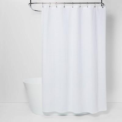 Waffle Weave Shower Curtain - Threshold™, 72" x 96"