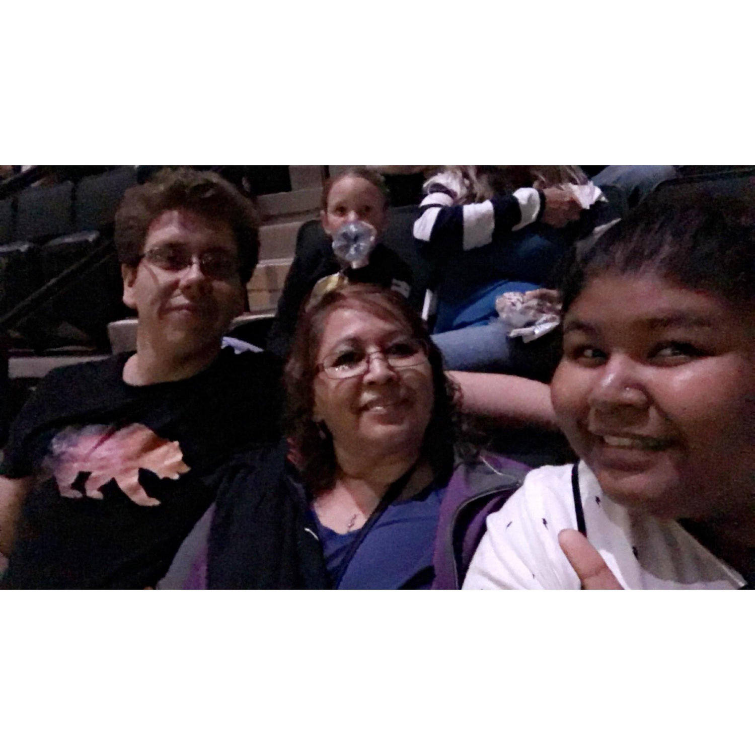 When I took Kyle and my mom to watch their FAV Bruno Mars!