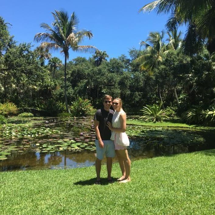 Maggie's first trip to Florida!