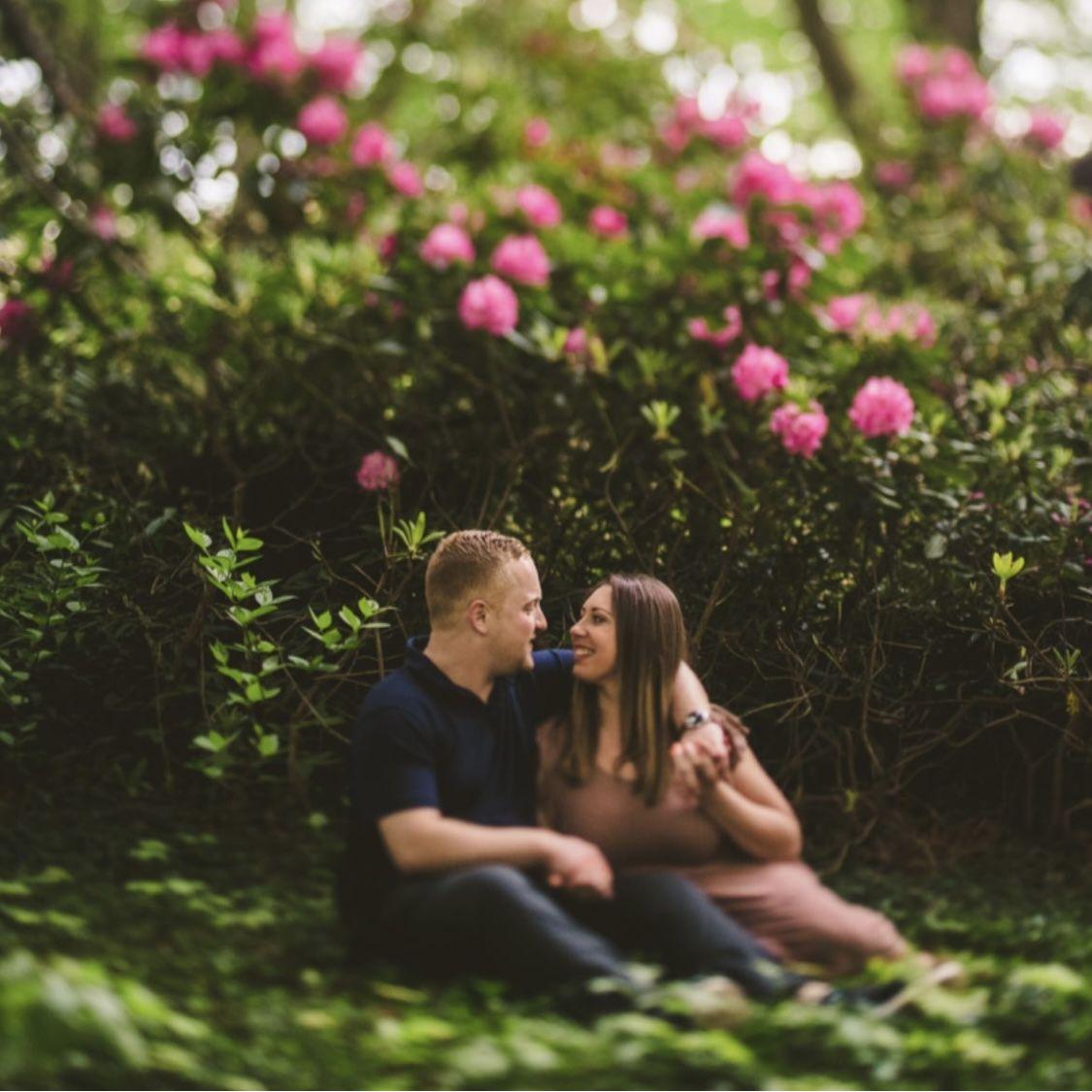 Leah volunteered us to model for a photographer back in Spring 2022... later that night we talked about moving in together!