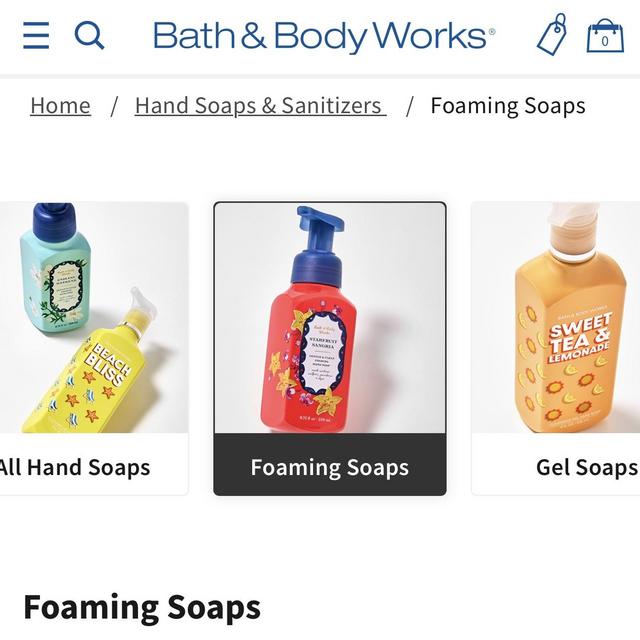 Any Bath and Body Works Hand Soaps