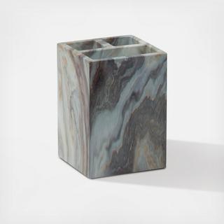 Agate Square Toothbrush Holder