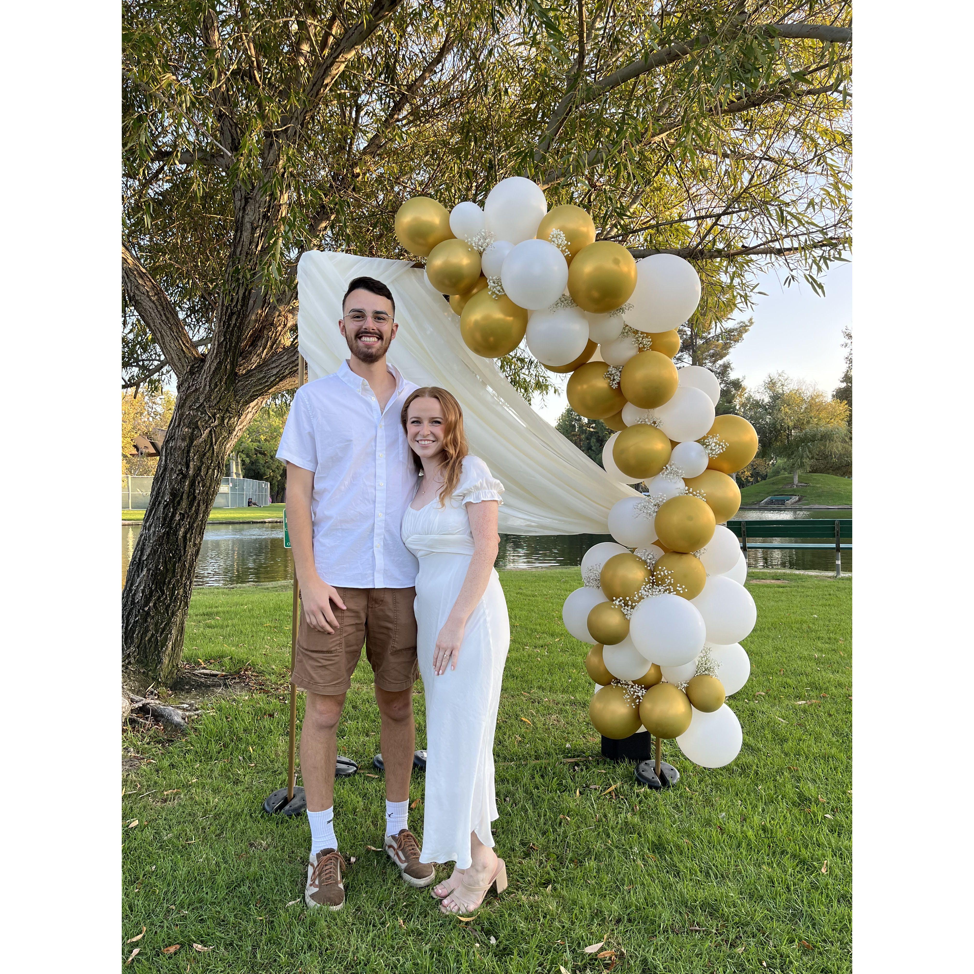 Our engagement party- Sept. 17, 2022- Buena Park, CA
