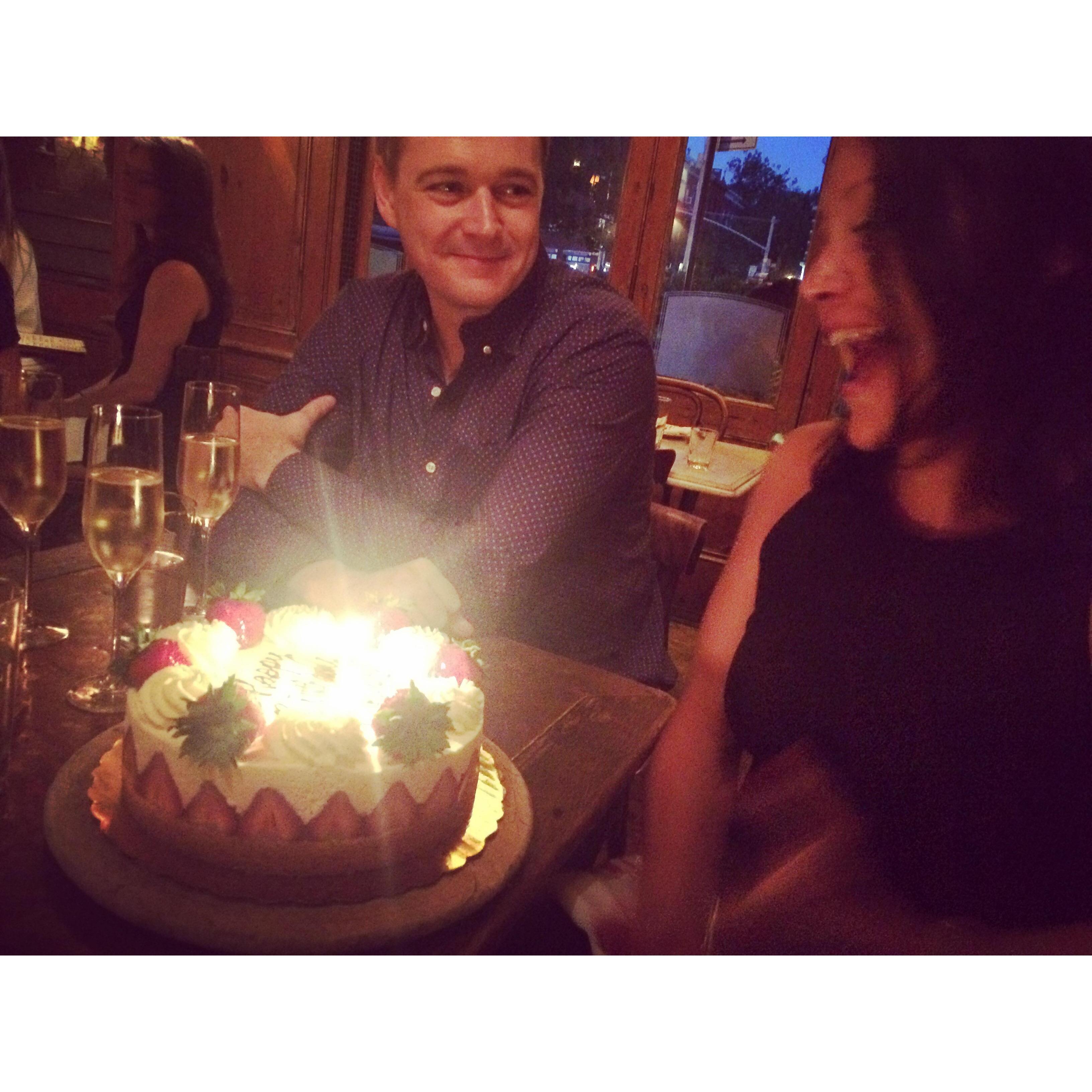 Celebrating getting older together!