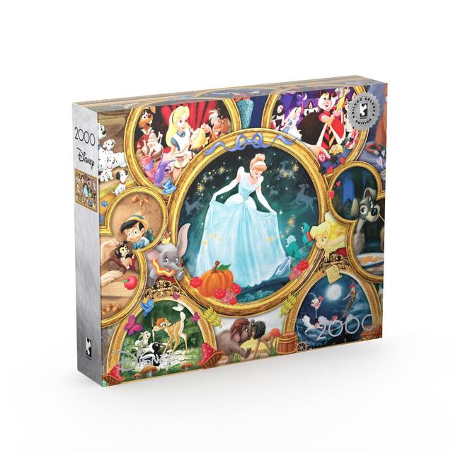Buffalo Games Impulse Disney Classic Collage Jigsaw Puzzle - 2000pc: Educational Problem Solving Fantasy Theme