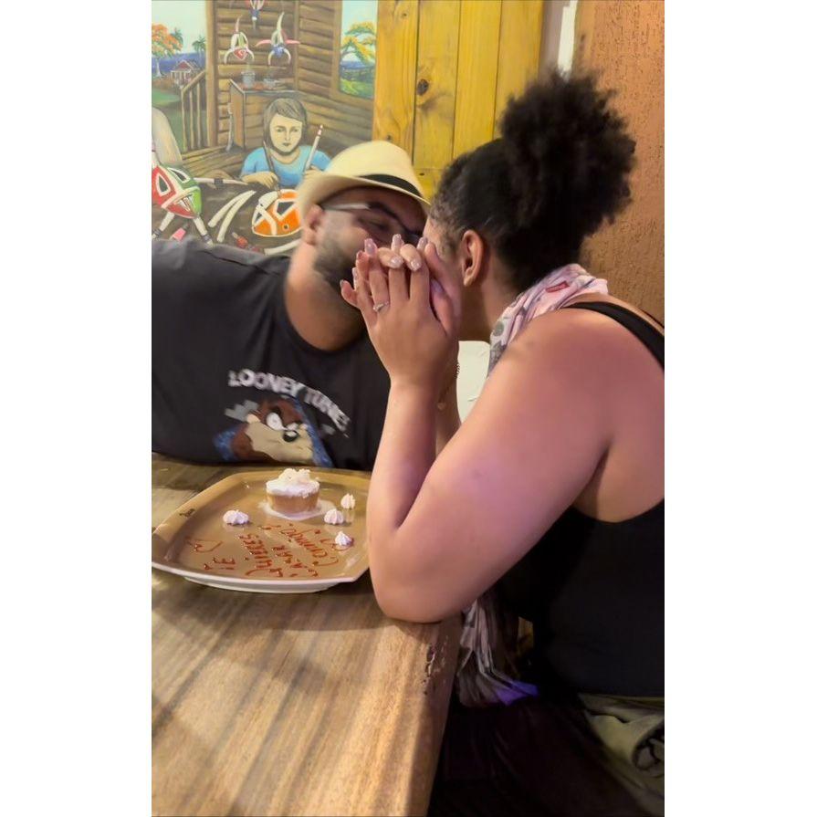when she said "YES"