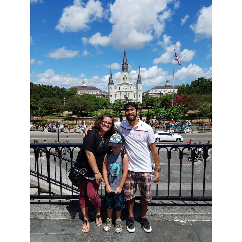 Aidan's first trip to NOLA