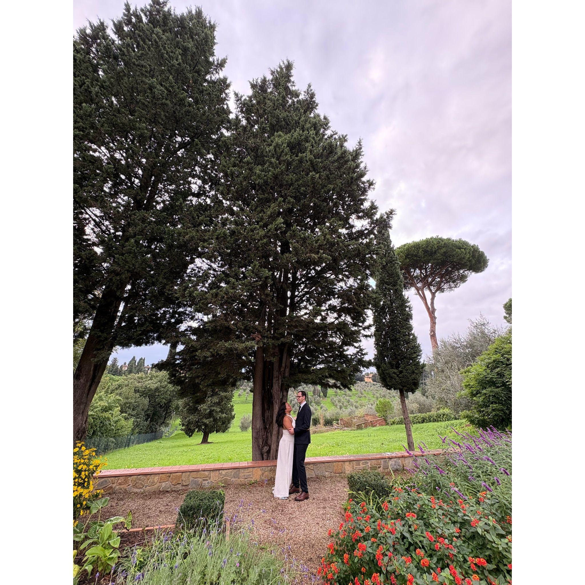 Back where it all started! In October 2024 we made our way back to the very campus where we met in Florence and got to walk down memory lane.