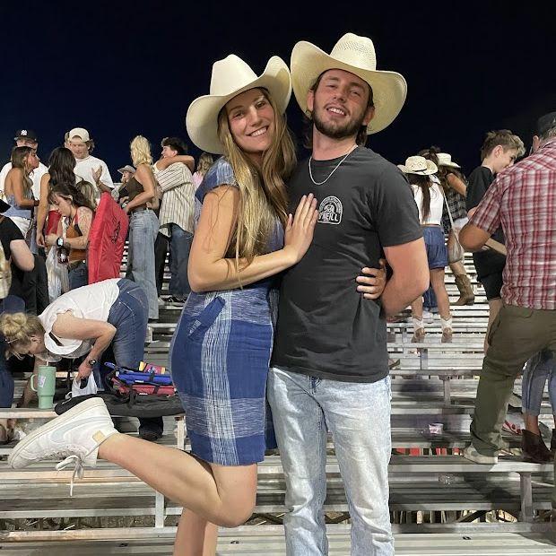 Taken at a rodeo with Cale