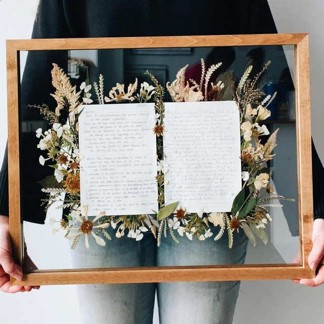 Volakk 16x20 Floating Frame Pressed Flower Frames Maple Wood Floating Picture Frames 16x20 Floater Frame 20x24 Floating Frames Double Real Glass