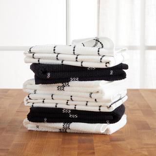 Modern Waffle 6-Piece Kitchen Towel Set