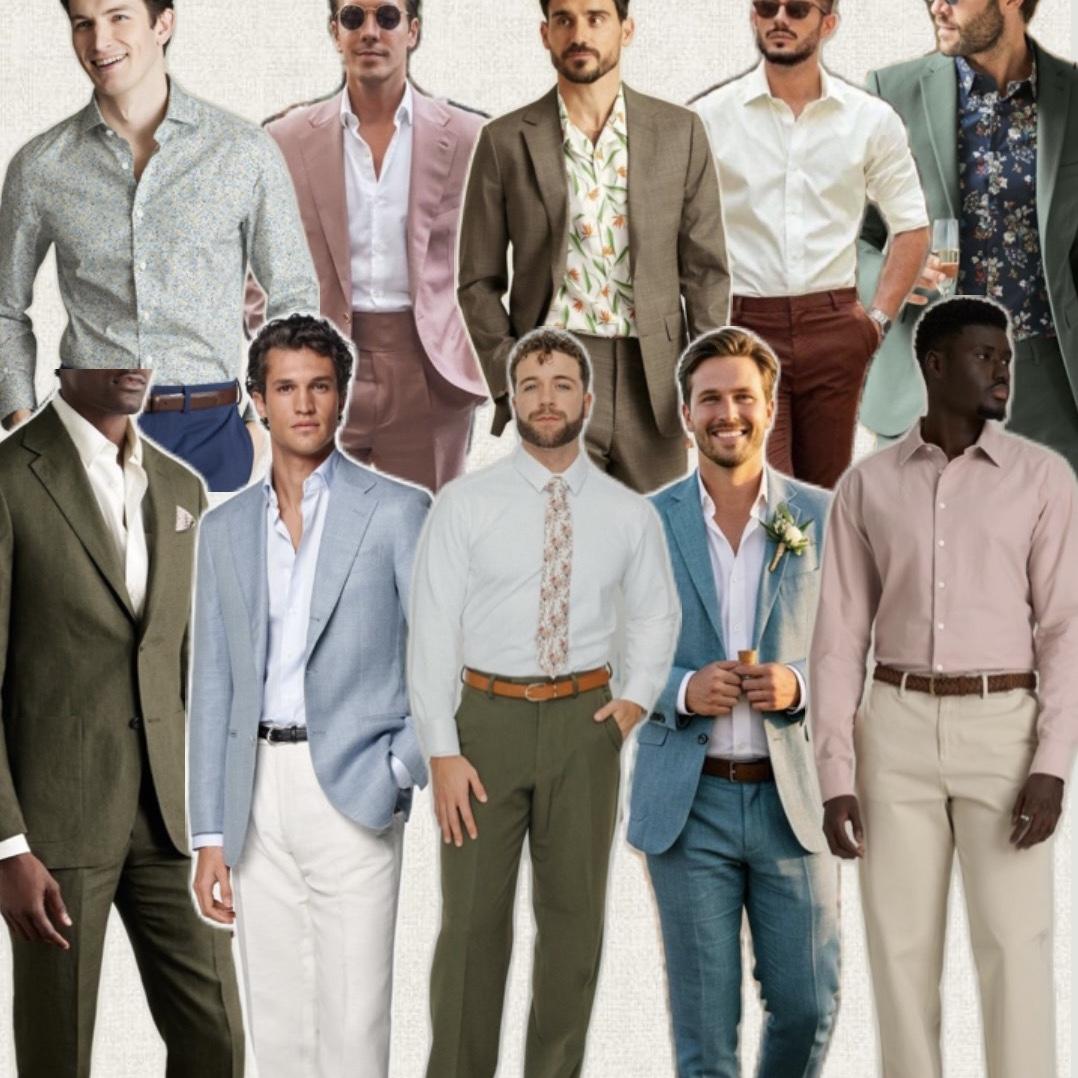 Gentlemen: Formal wear is preferred, ties are not required.