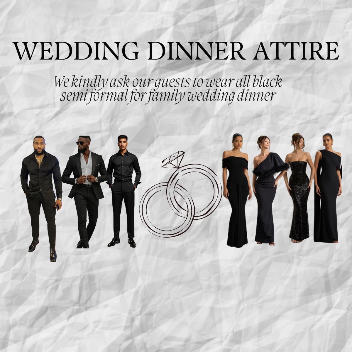 Wedding Dinner Attire