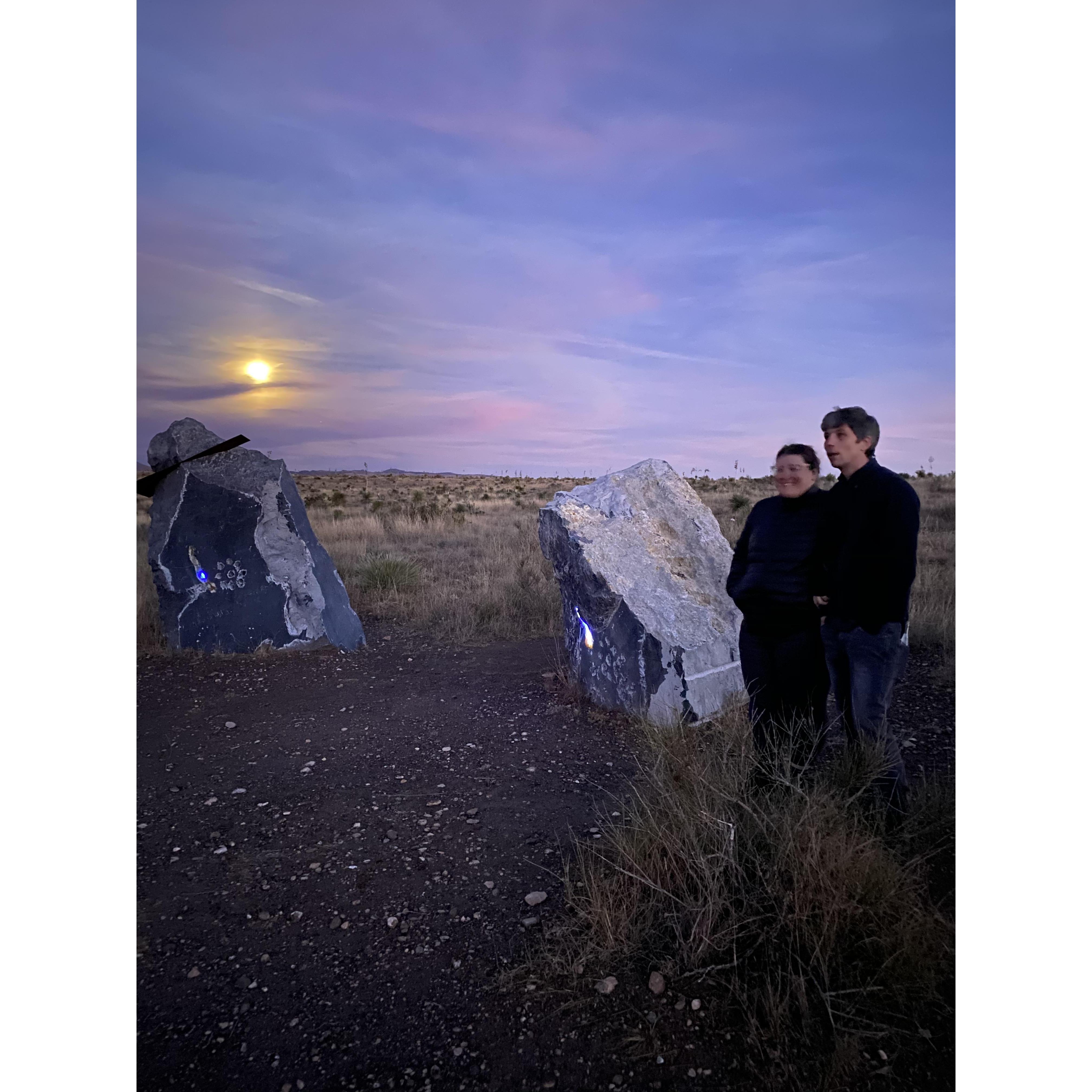 Under the big sky in Marfa, TX