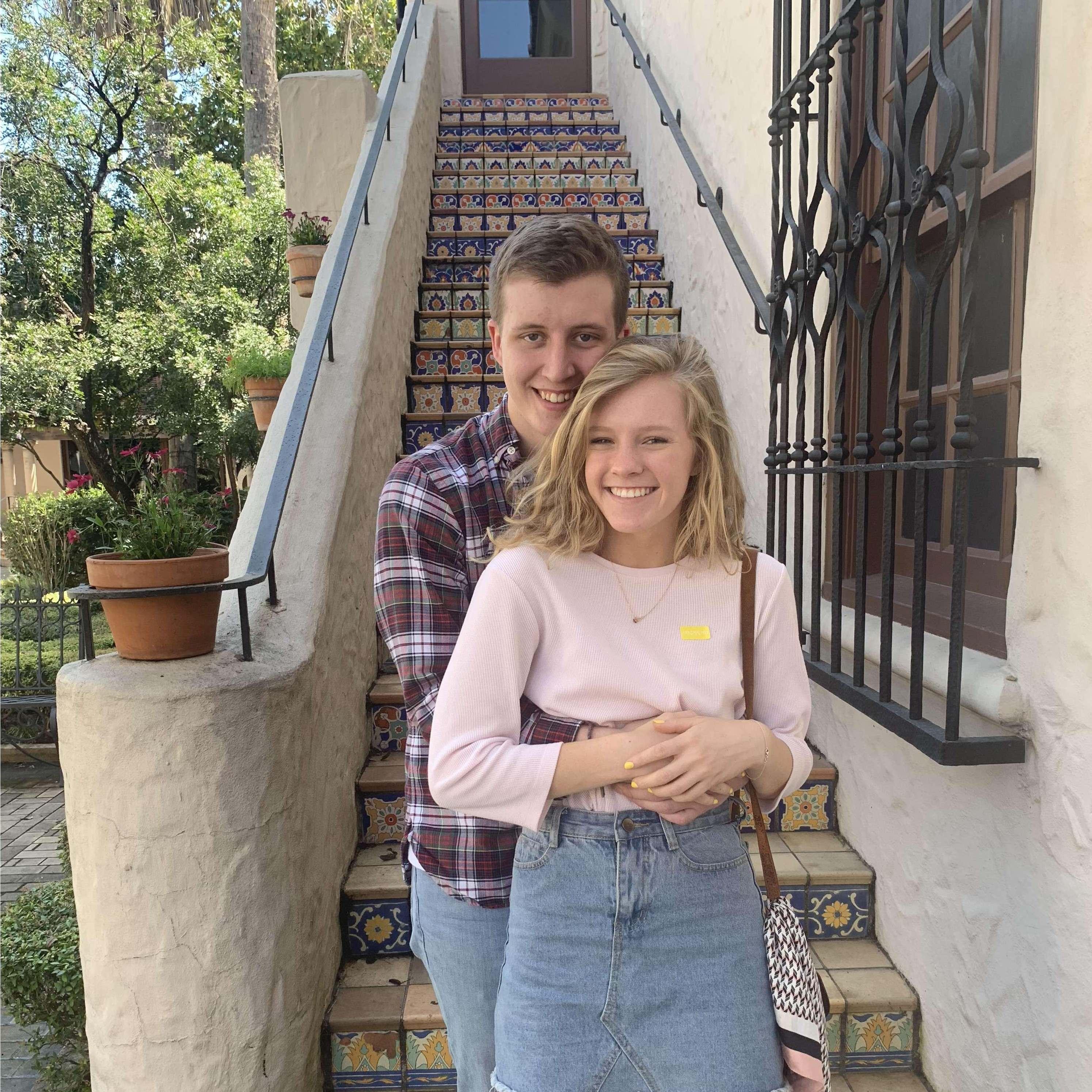 When Matt first got into flannels and Caroline held tight onto her side part. (2019)
