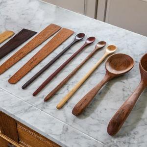 earlywood wooden utensils set - without holder