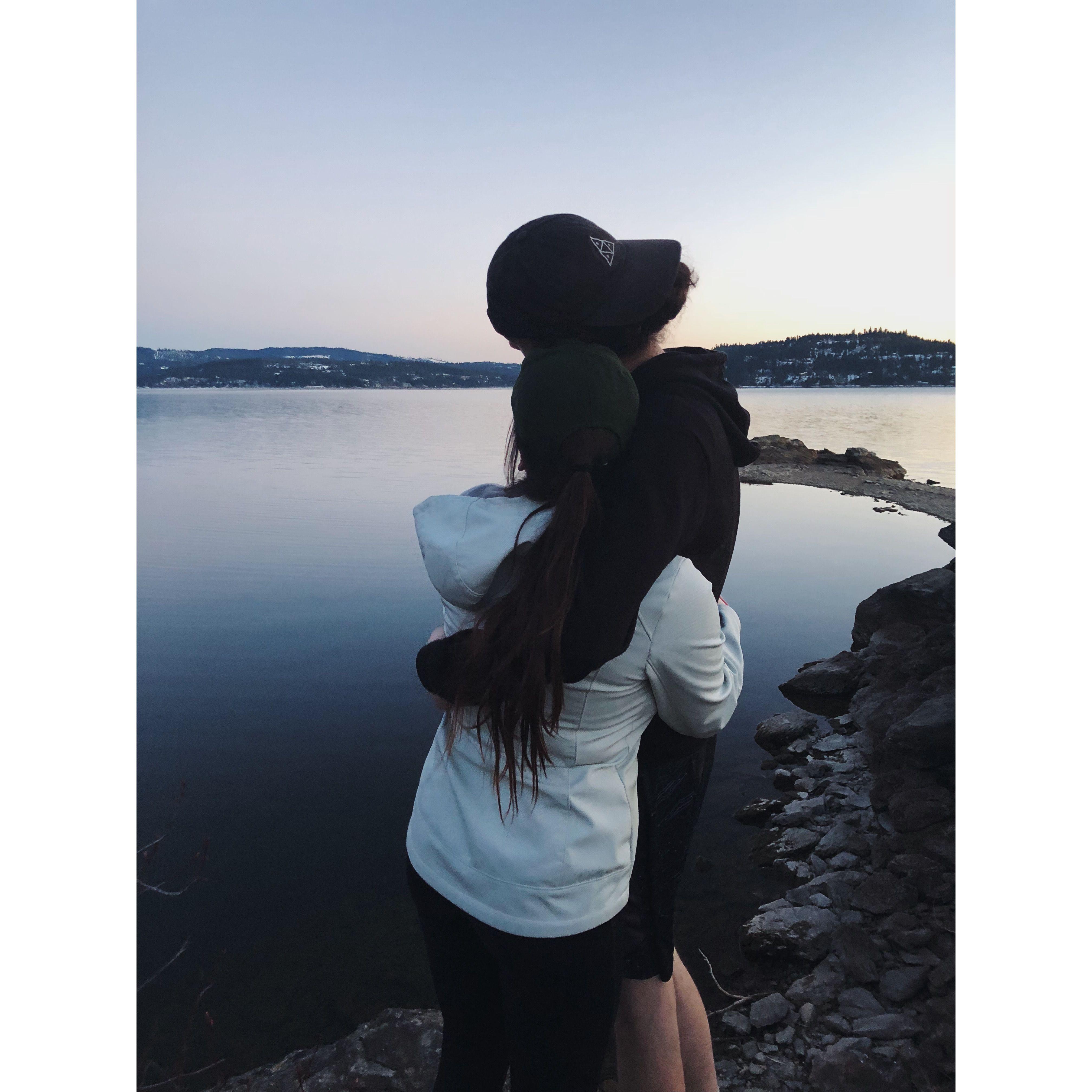 One of our first ever hikes together - 2017