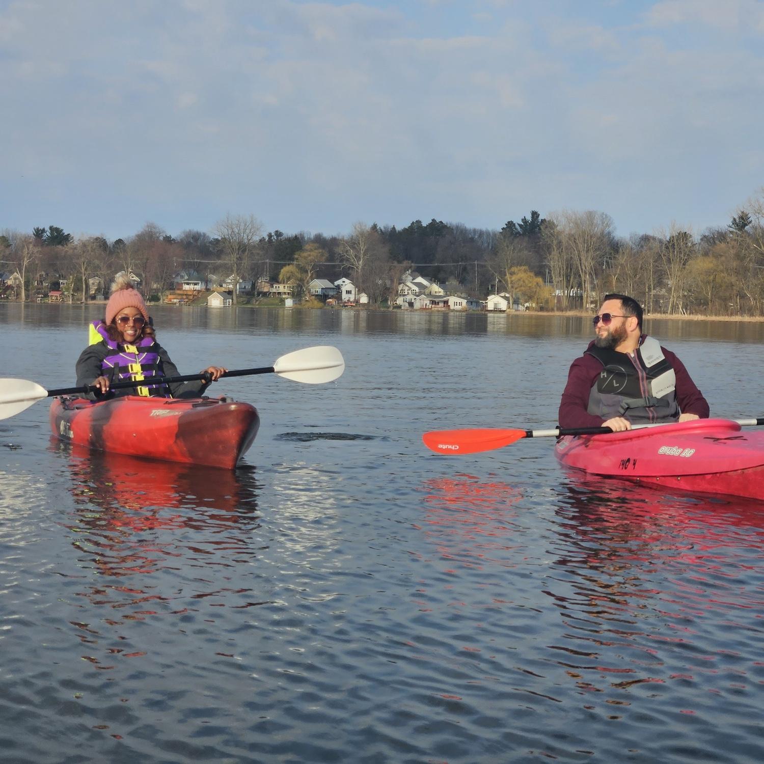 Canoeing in Haslett, MI.