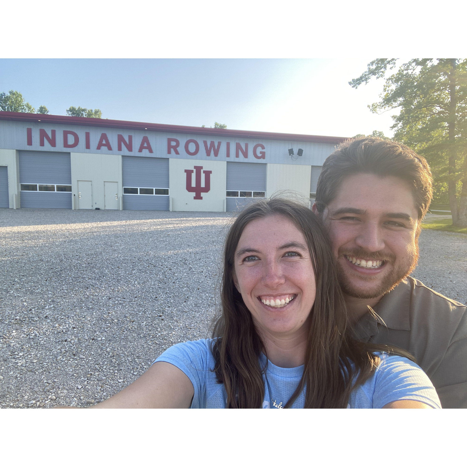 EJ's first trip to Bloomington Indiana so of course we had to go to the boathouse! Row Hoosiers!