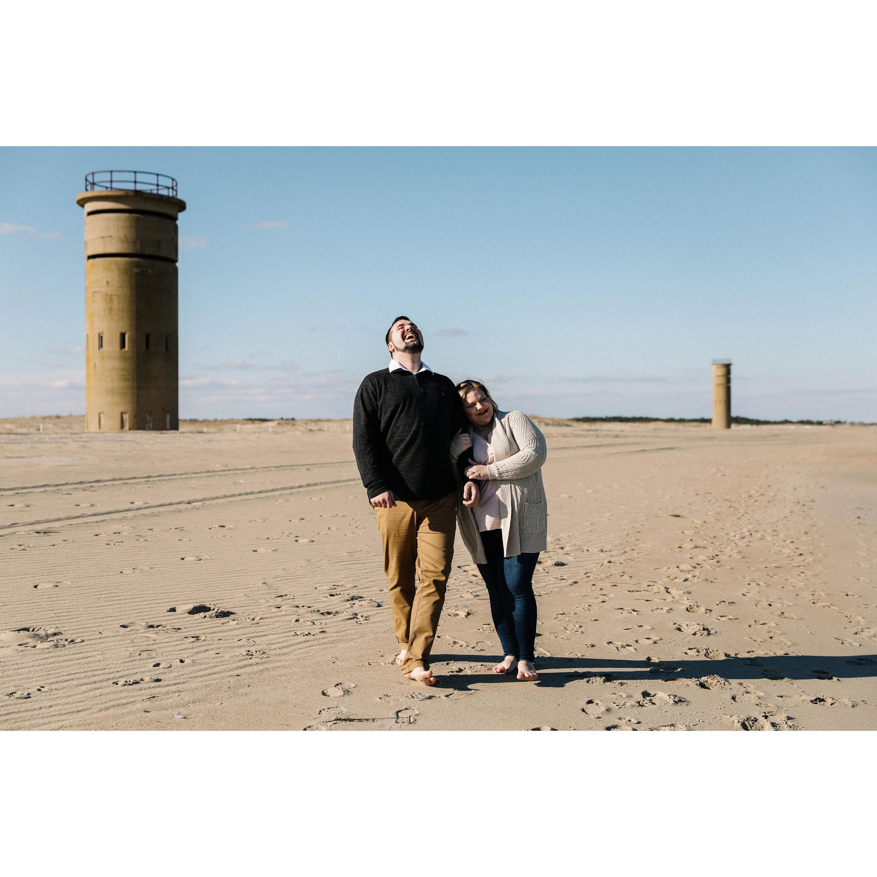 February 8th 2020. Our Engagement Shoot.
When the photographer tells Ben to fake laugh.